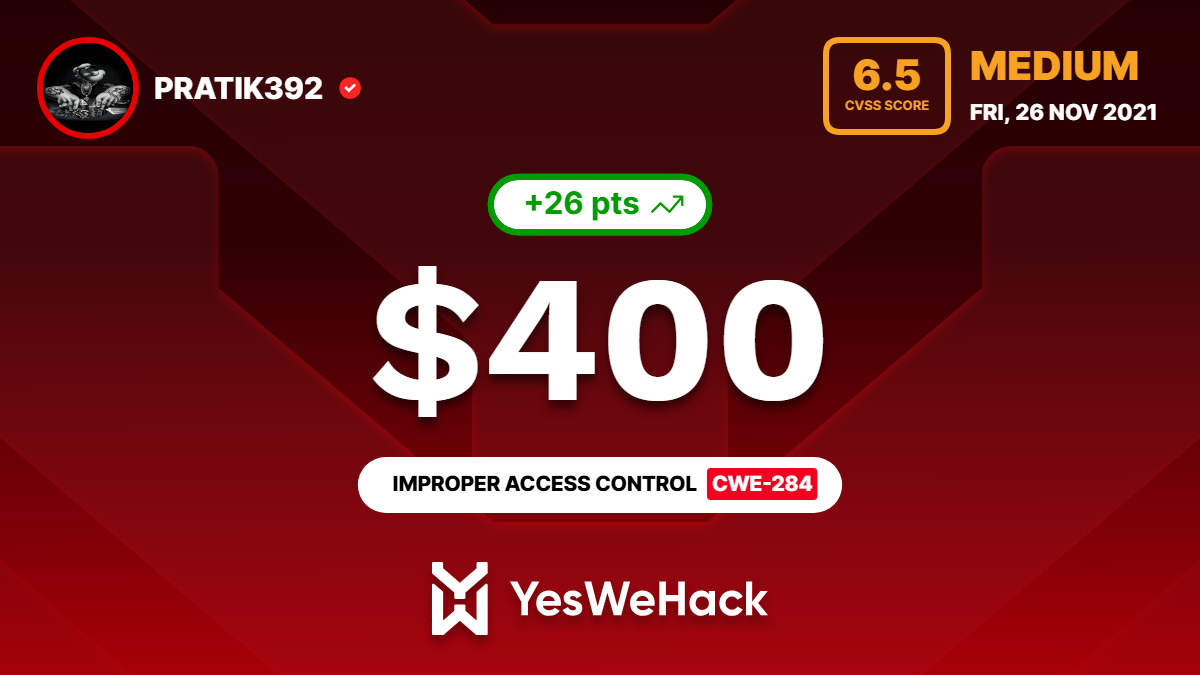 Bug bounty acknowledgement 2